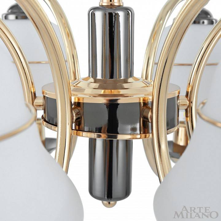 Подвесная люстра Arte Milano Florentia-1240 6 ламп 301240/6 Bk/Gd