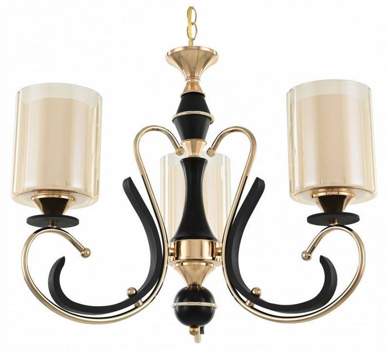 Подвесная люстра Arte Milano Florentia-2237 3 ламп 302237/3 Bk/Gd