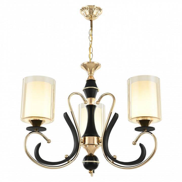 Подвесная люстра Arte Milano Florentia-2237 3 ламп 302237/3 Bk/Gd