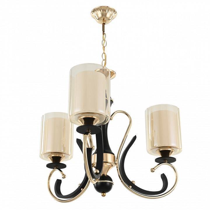 Подвесная люстра Arte Milano Florentia-2237 3 ламп 302237/3 Bk/Gd