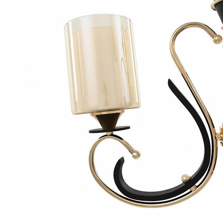 Подвесная люстра Arte Milano Florentia-2237 3 ламп 302237/3 Bk/Gd