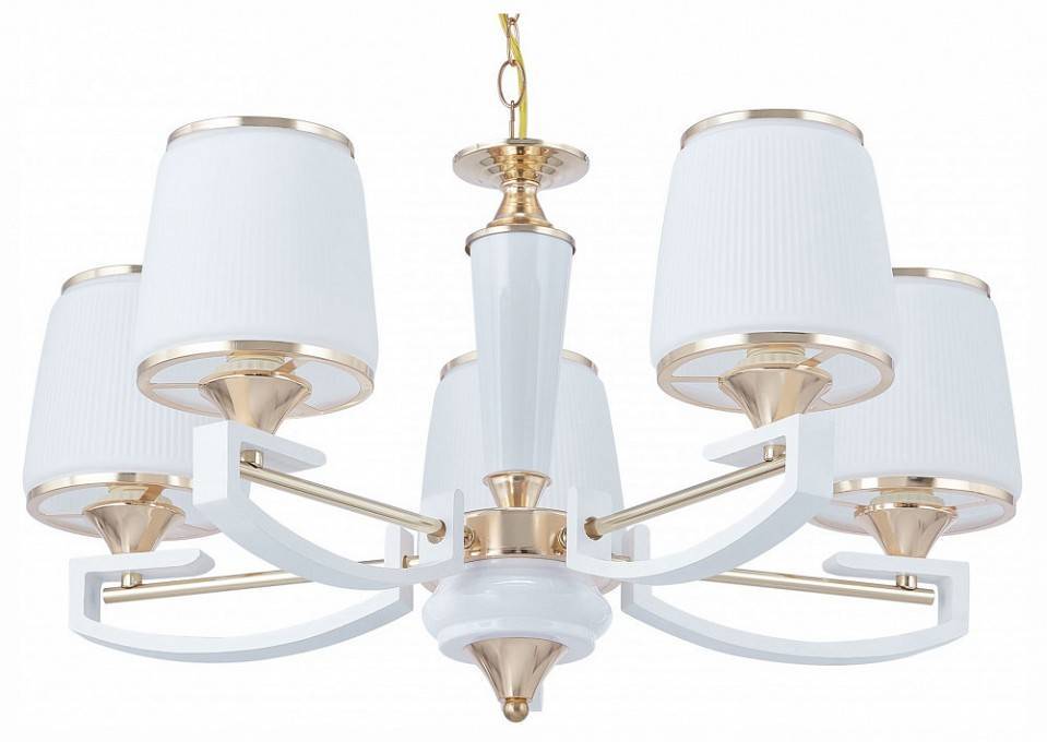 Подвесная люстра Arte Milano Florentia-2457 5 ламп 302457/5 Wh/Gd