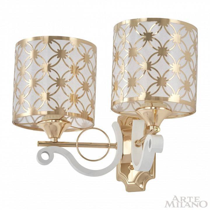 Бра Arte Milano Florentia 303097/2W Wh/Gd