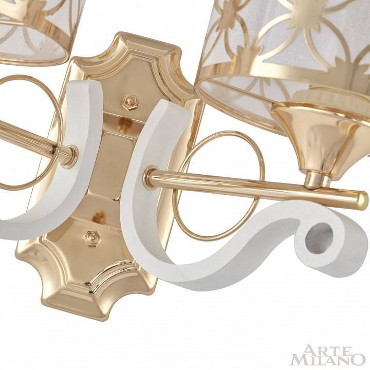 Бра Arte Milano Florentia 303097/2W Wh/Gd