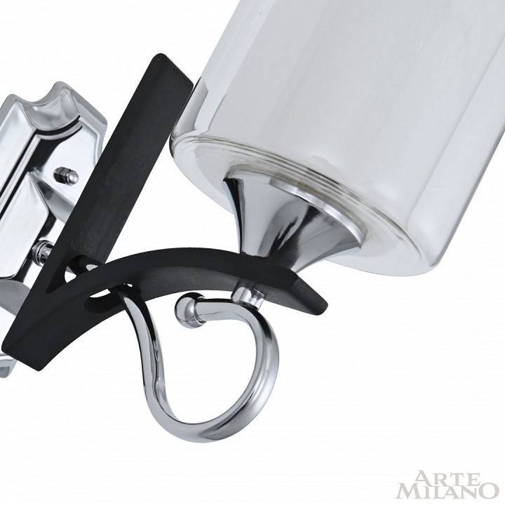 Бра Arte Milano Florentia 9167 1 лампа 309167/1W Bk/Ni