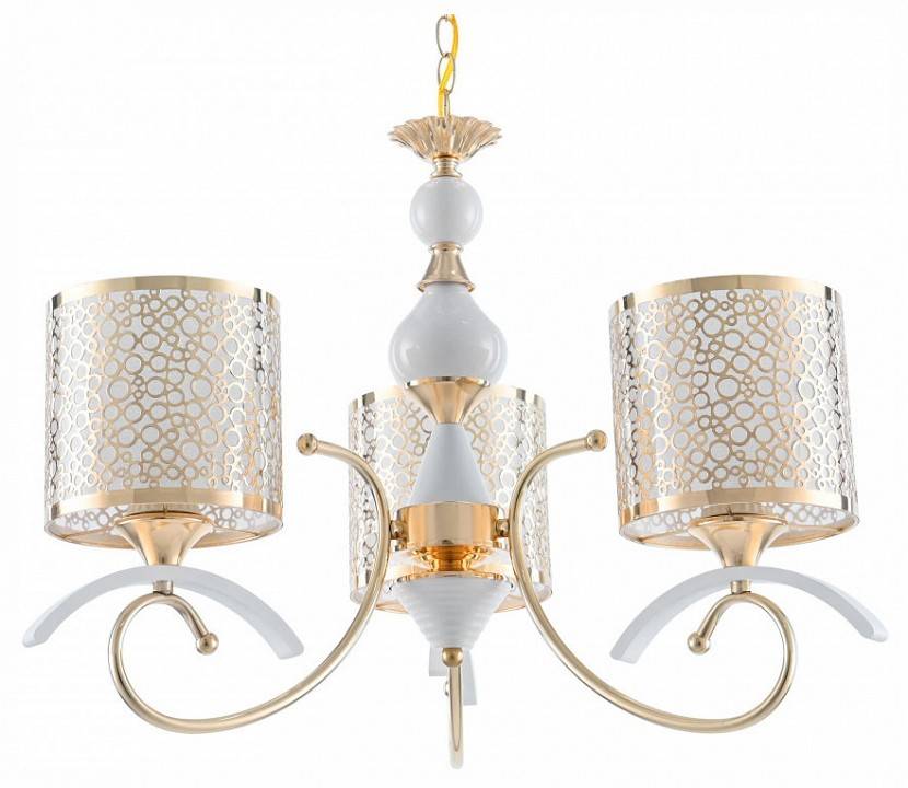 Подвесная люстра Arte Milano Florentia-9787 3 ламп 309787/3 Wh/Gd