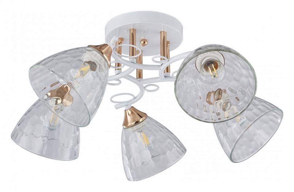 Потолочная люстра Arte Milano AMALFI 5 ламп 321395/5A WH+FG