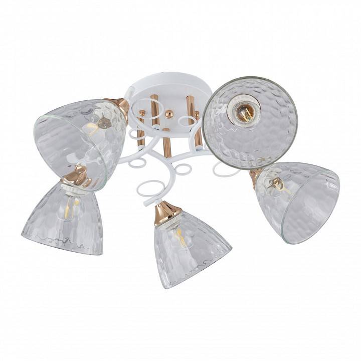 Потолочная люстра Arte Milano AMALFI 5 ламп 321395/5A WH+FG