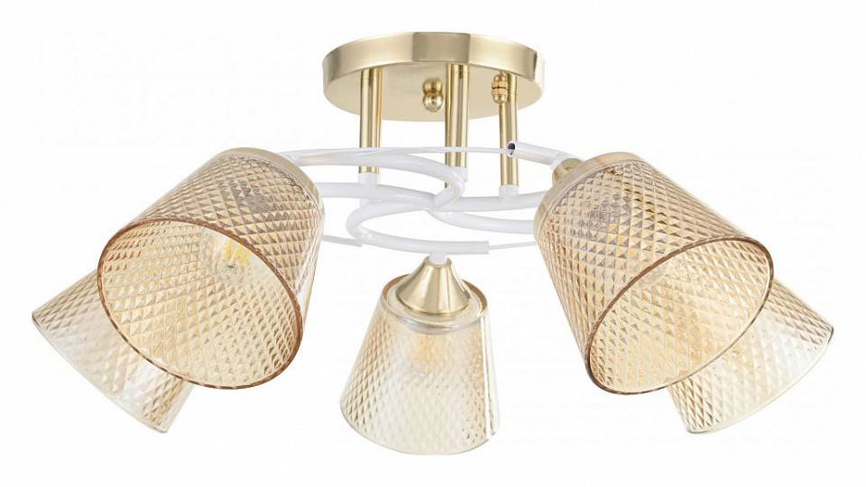 Потолочная люстра Arte Milano AMALFI 5 ламп 323006/5 FG+WT