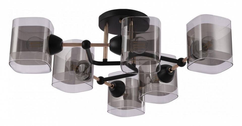 Потолочная люстра Arte Milano AMALFI 6 ламп 324308/6 BK+FG