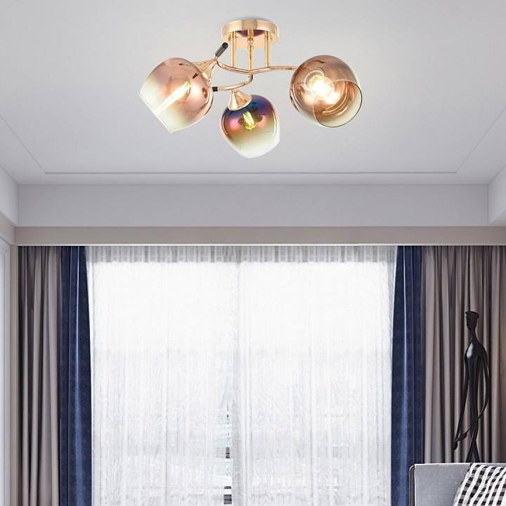 Потолочная люстра Arte Milano AMALFI 3 лампы 324985/3 FG+BK