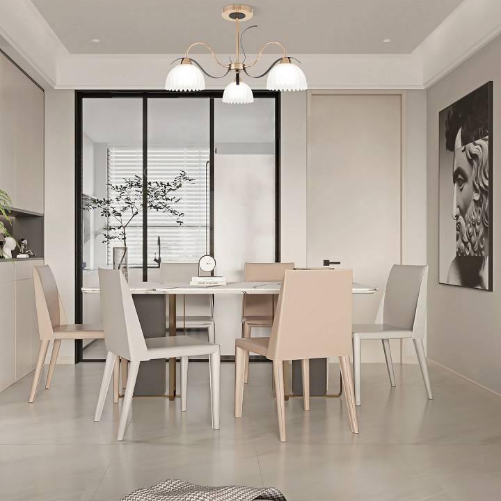 Люстра на штанге Arte Milano Napoli 327306/3 FG+BK