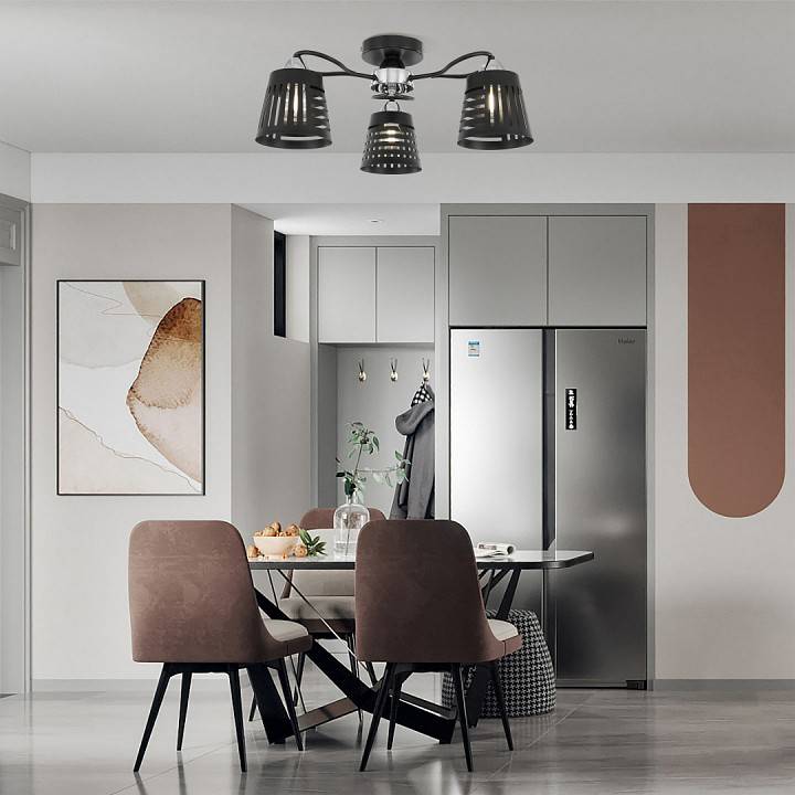 Потолочная люстра Arte Milano AMALFI 328207/3 BK.CR