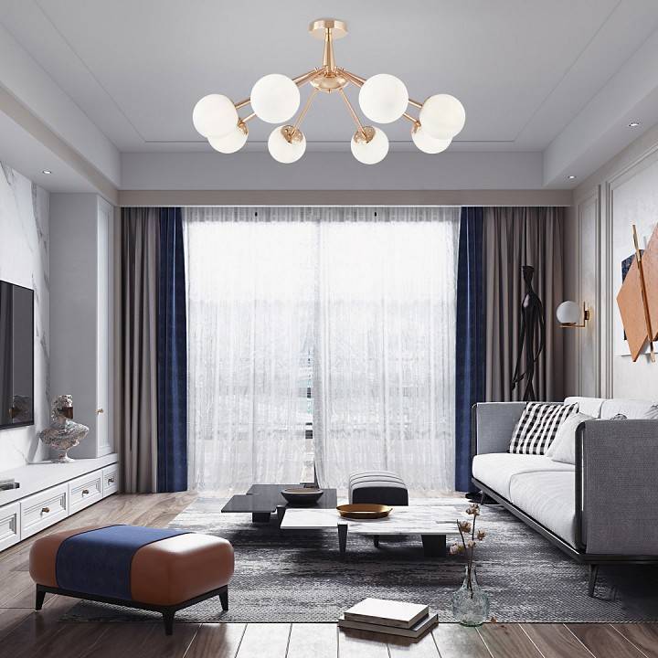 Люстра на штанге Arte Milano Napoli-8654 338654/8 FGD