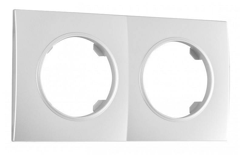 Рамка на 2 поста Arte Milano am-502.04 502.04-2.silver