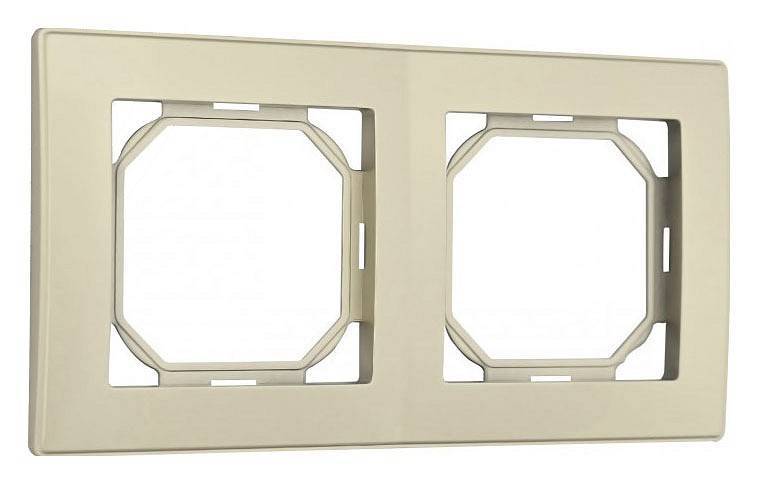 Рамка на 2 поста Arte Milano am-503.06 503.06-2.shampan