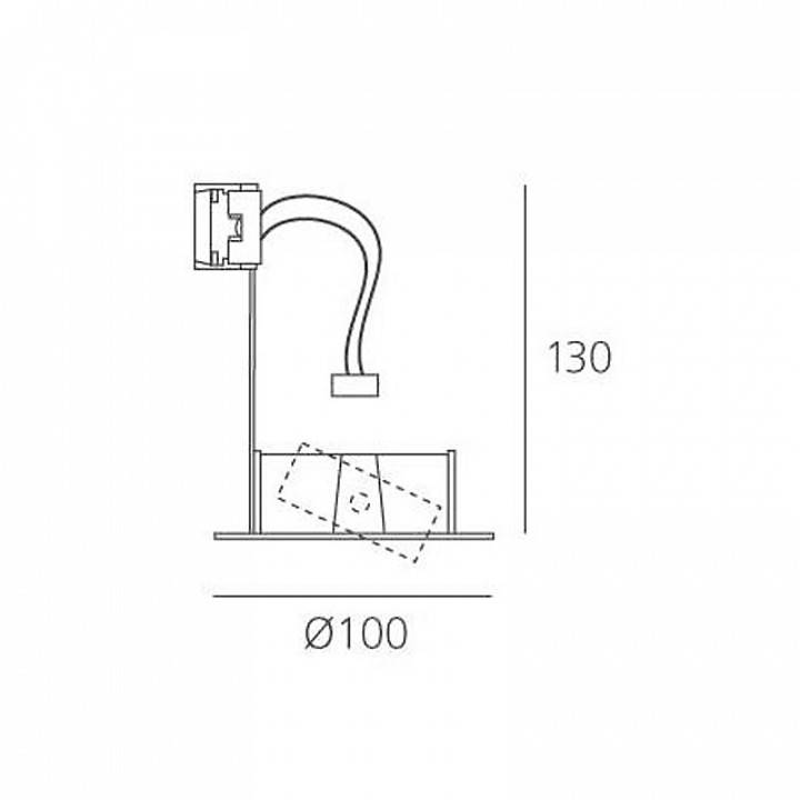 Встраиваемый светильник Artemide Chocolate M042500