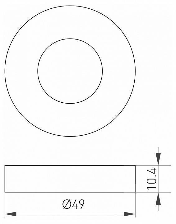 Рамка 1 пост Arlight Deck белый 024930