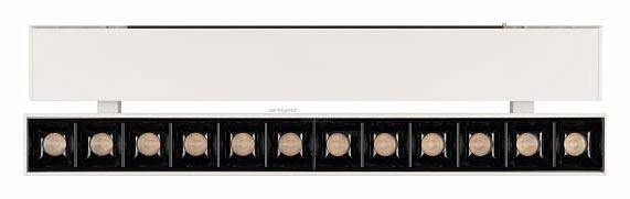 Светильник на штанге Arlight MAG-LASER-FOLD-45-S320-12W Warm3000 (WH, 15 deg, 24V) 026972