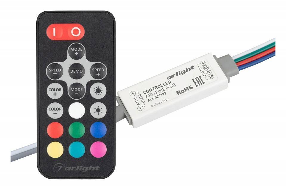 Контроллер RGB Arlight COMFORT-K31-RGB с пультом ДУ 027197