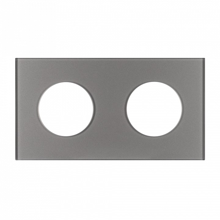 Рамка на 2 поста Arlight GLARE 043837