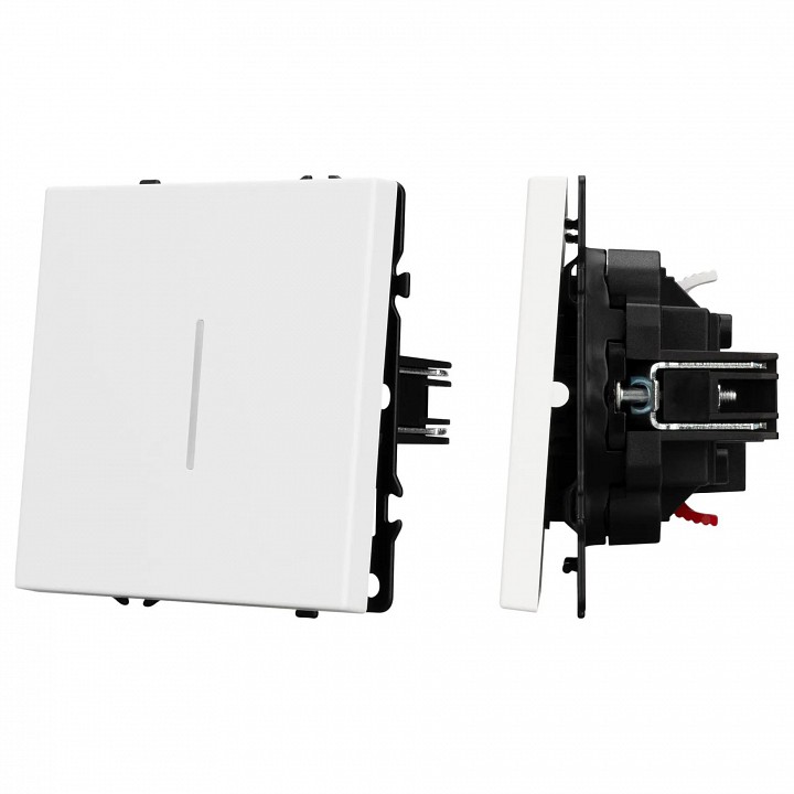 Выключатель проходной одноклавишный без рамки Arlight SWT 054236