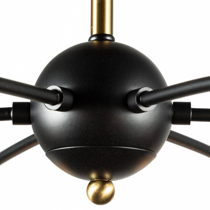 Люстра на штанге Arte Lamp Glasgow 6 ламп A1963PL-6BK