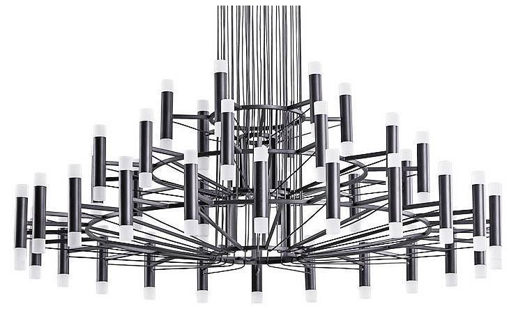 Подвесная люстра Arte Lamp Empire 84 лампы A2482SP-84BK