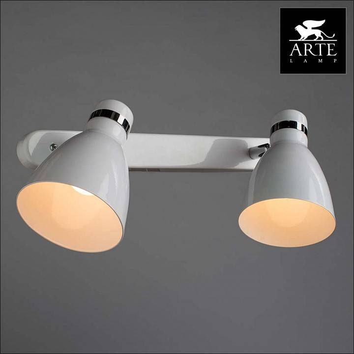 Спот Arte Lamp Mercoled 2 лампы белый A5049AP-2WH