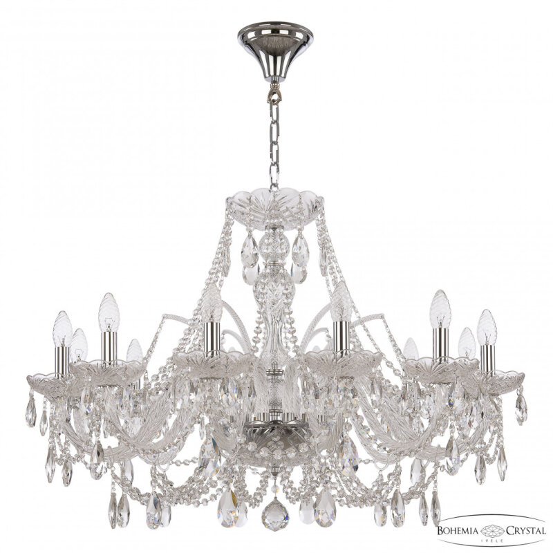 Подвесная люстра Bohemia Ivele Crystal 105 105/12/300 Ni
