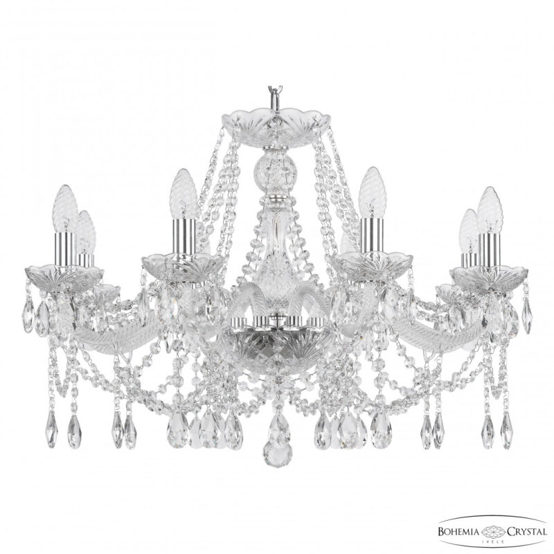Подвесная люстра Bohemia Ivele Crystal 107 107/8/240 Ni