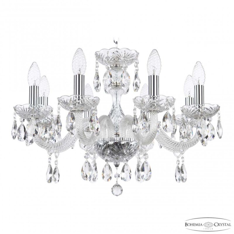 Подвесная люстра Bohemia Ivele Crystal 117 117/8/195 Ni