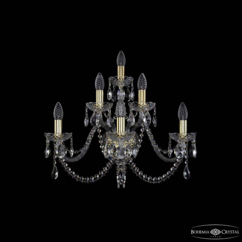 Бра Bohemia Ivele Crystal 1402 1402B/3+2+1/240 G