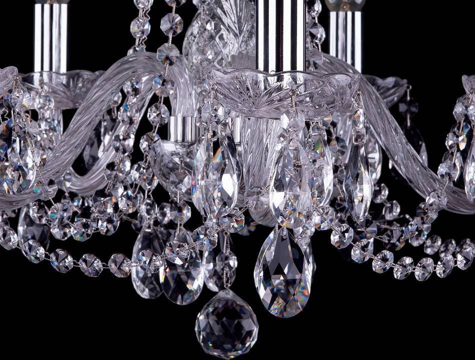 Подвесная люстра Bohemia Ivele Crystal 1402 1402/5/160/Ni