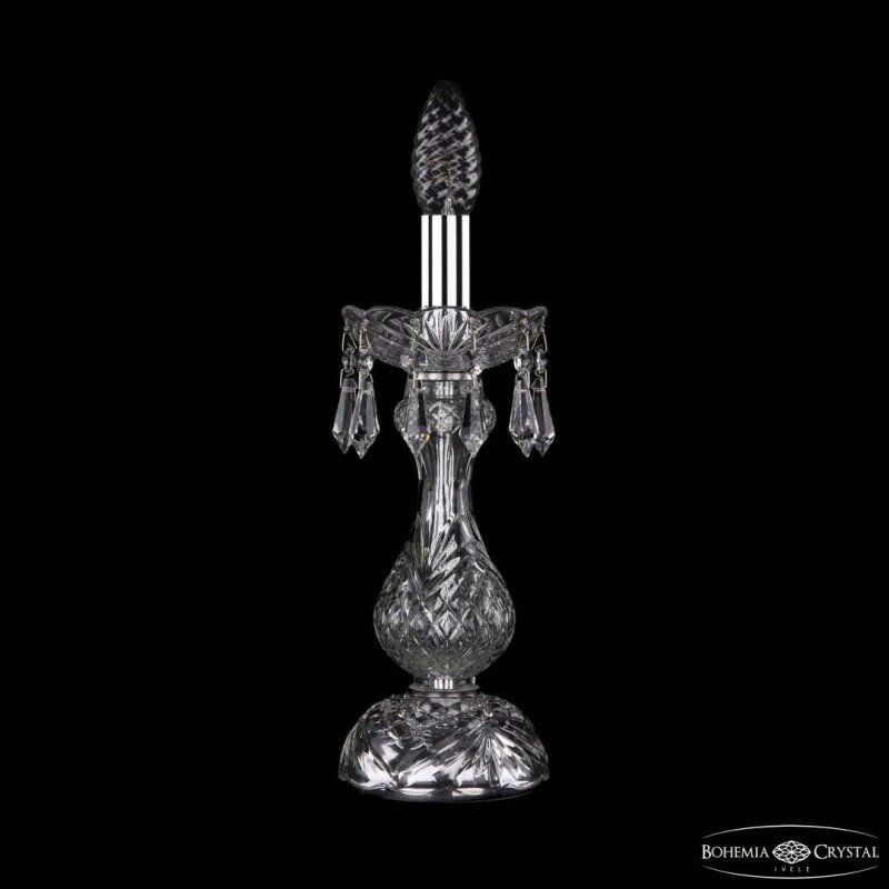 Настольная лампа декоративная Bohemia Ivele Crystal 1403 1403L/1-31 Ni