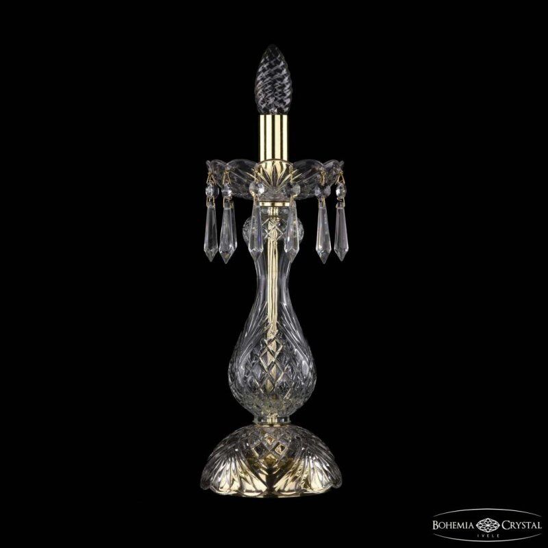 Настольная лампа декоративная Bohemia Ivele Crystal 1403 1403L/1-35 G
