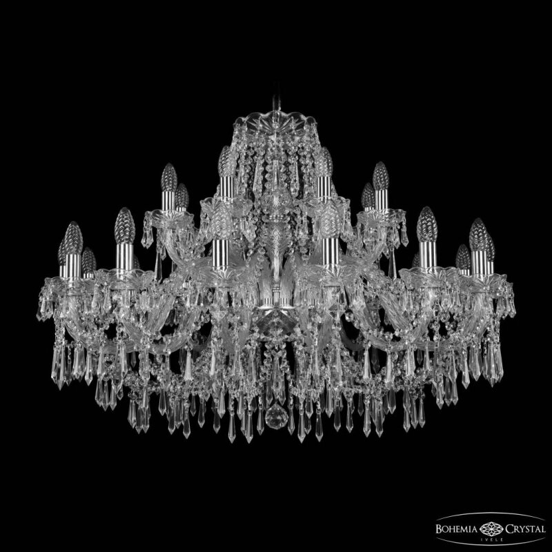 Подвесная люстра Bohemia Ivele Crystal 1403 1403/16+8/360 Ni