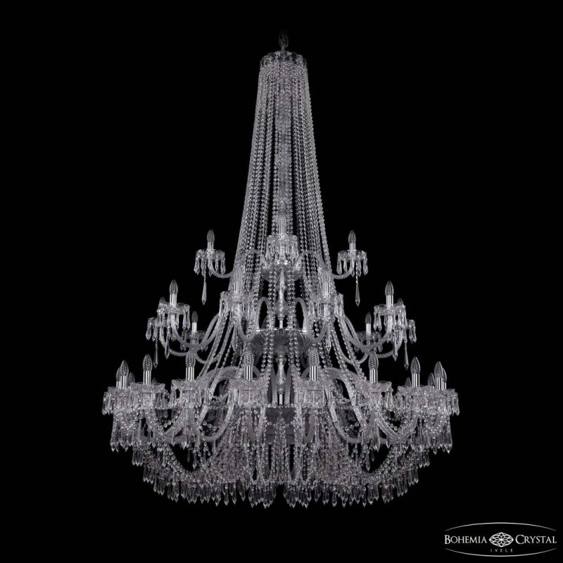 Подвесная люстра Bohemia Ivele Crystal 1403 1403/20+10+5/530/h-203/3d Ni