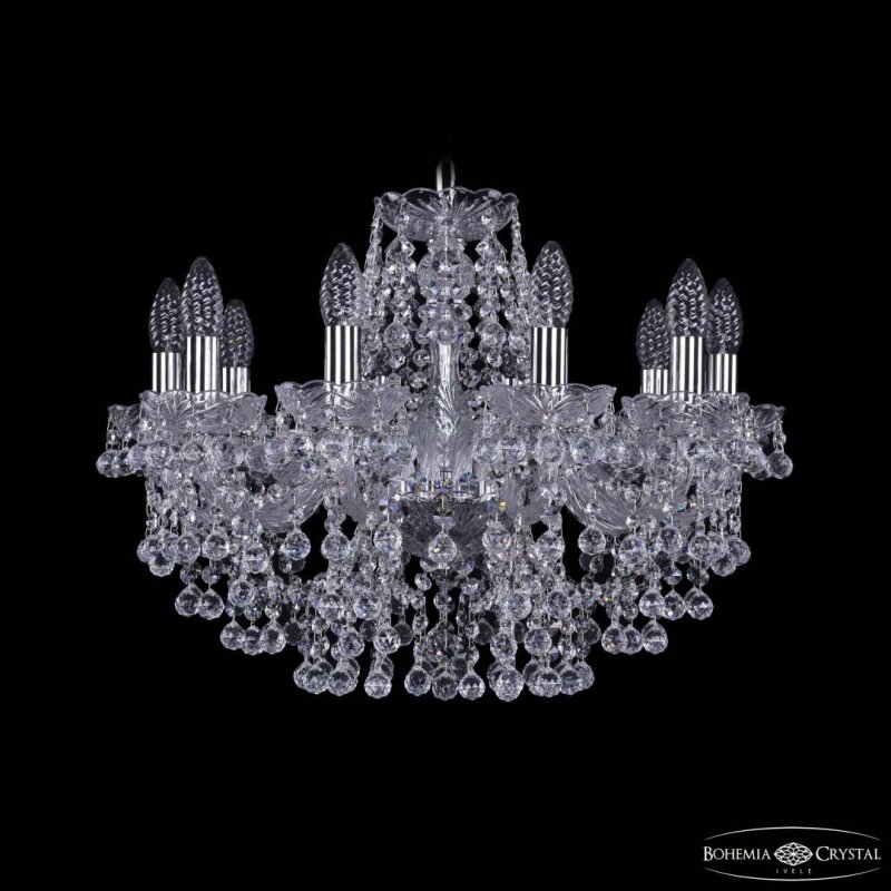 Подвесная люстра Bohemia Ivele Crystal 1409 1409/10/195 Ni