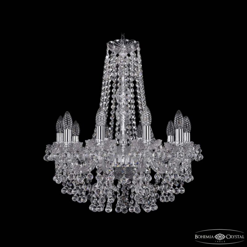 Подвесная люстра Bohemia Ivele Crystal 1409 1409/10/195/h-63 Ni