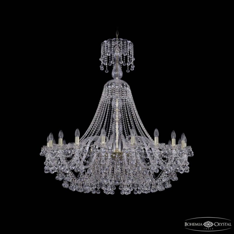 Подвесная люстра Bohemia Ivele Crystal 1409 1409/20/460/XL-136 G
