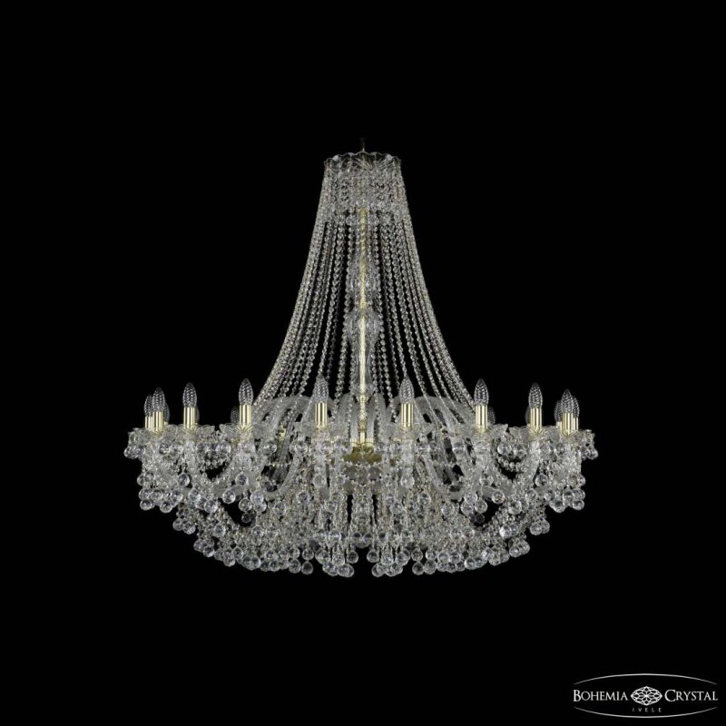Подвесная люстра Bohemia Ivele Crystal 1409 1409/20/460/h-118 G