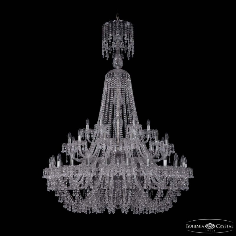 Подвесная люстра Bohemia Ivele Crystal 1410 1410/24+12+6/460/XL-175/2d Ni V0300