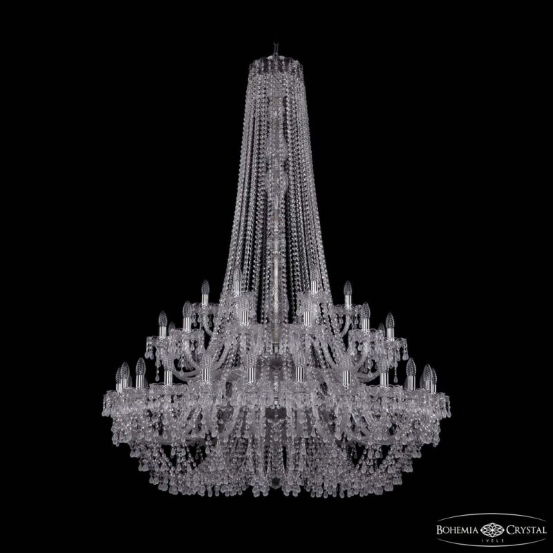 Подвесная люстра Bohemia Ivele Crystal 1410 1410/24+12+6/460/h-175/2d Ni V0300