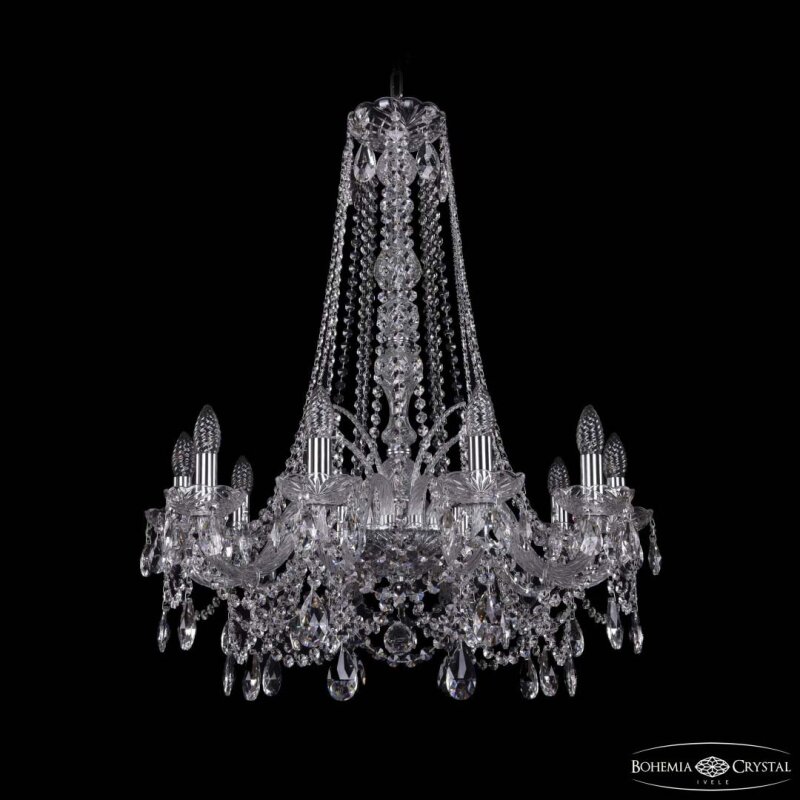Подвесная люстра Bohemia Ivele Crystal 1411 1411/10/240/h-83 Ni