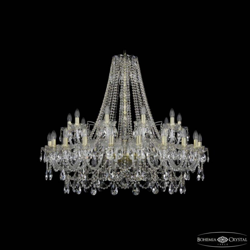Подвесная люстра Bohemia Ivele Crystal 1411 1411/20+10/400 G