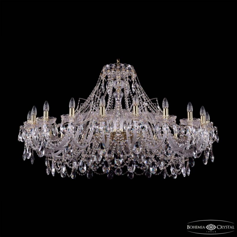 Подвесная люстра Bohemia Ivele Crystal 1411 1411/20/460 G