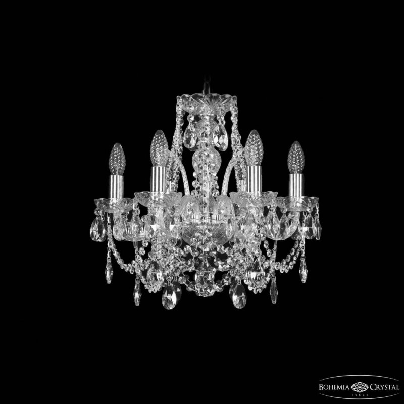 Подвесная люстра Bohemia Ivele Crystal 1411 1411/6/141 Ni