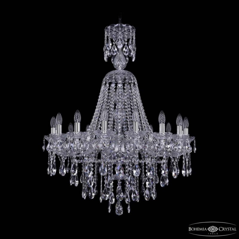 Подвесная люстра Bohemia Ivele Crystal 1415 1415/16/300/XL-108 Ni