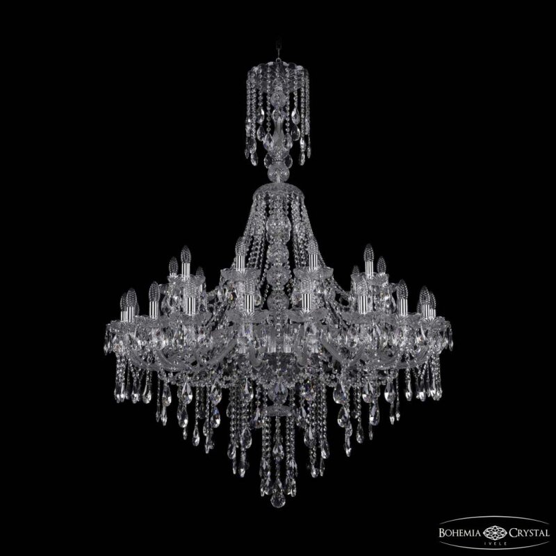 Подвесная люстра Bohemia Ivele Crystal 1415 1415/20+10/400/XL-154 Ni